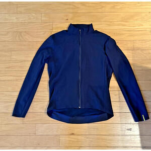 Mavic Cycling Jersey - M Size XL (fit like US L) - Navy w/ Light Fleece Lining